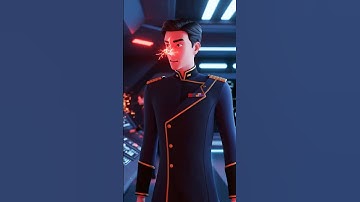 The spaceship encounters aliens  #3d #animation #robot #aliens #fantasyworld