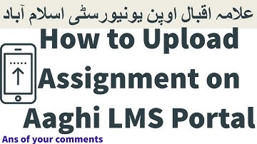 AIOU Solved Assignment Spring 2021 How to Upload Assignment All Assignment | AIOU INFO