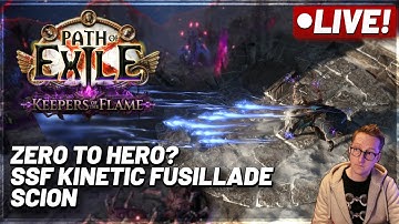 🔴[LIVE] PoE 3.27 - Zero to Hero Kinetic Fusillade Scion - Starting Maps (Soon)