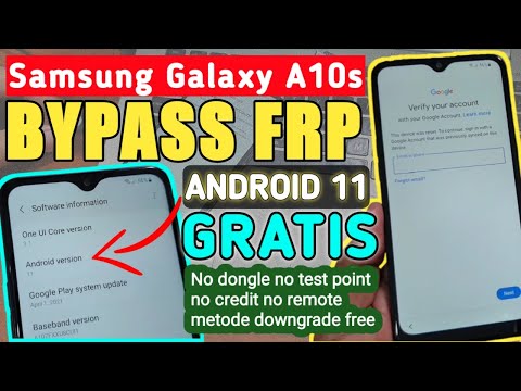 Cara Downgrade Samsung Galaxy A10s dari Android 11 ke Android 10 Untuk Bypass Frp Akun Google