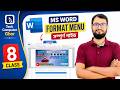 MS Word Format Menu Tutorial Bangla | Class 8 | Shape Format, WordArt, Text Effects & Design#msword