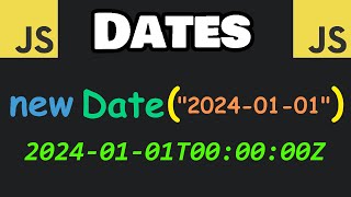 Learn JavaScript DATE objects in 8 minutes! 📅