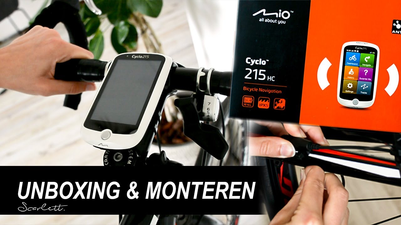 Unboxing Mio Cyclo 215HC en op de fietst #prutsenmetScarlett 🤪 - YouTube