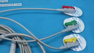 ECG 10007D+XDX 10050 compatible innomed ecg cable Innomed Cardio Aid 3 lead