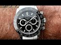 Rolex Daytona on Rubber B Strap 4K