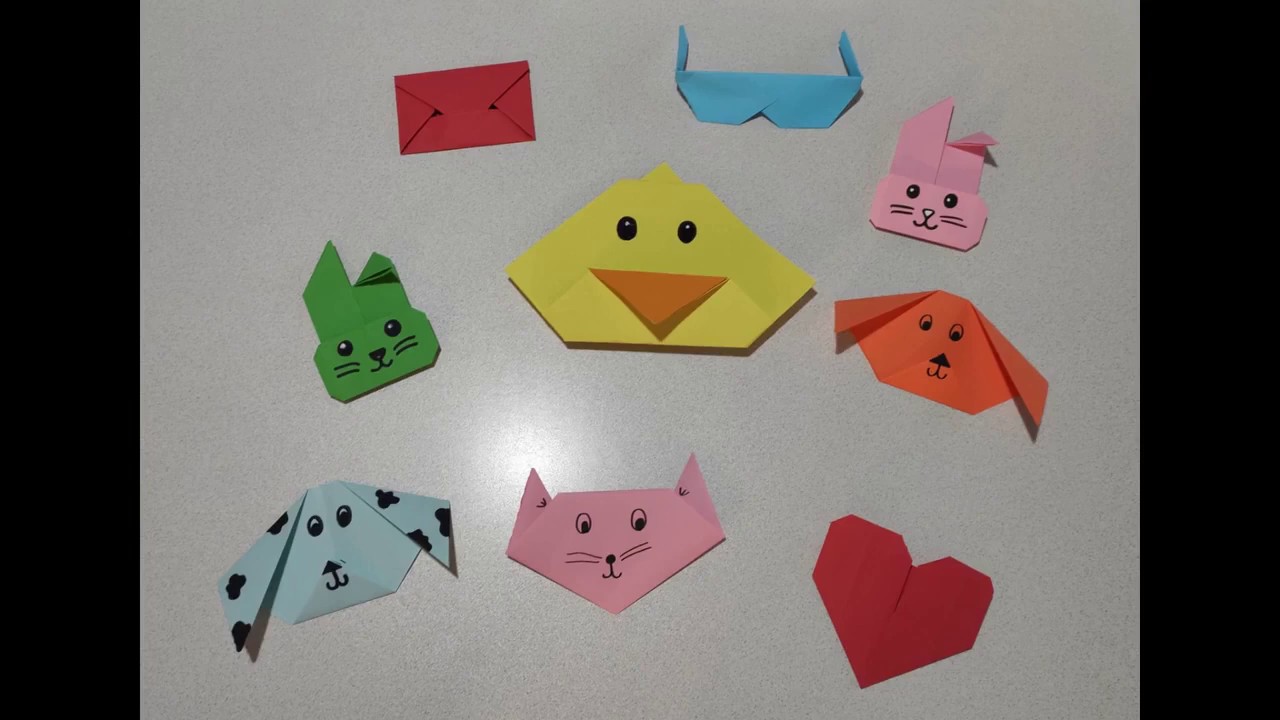 Origami semplici per bambini della scuola primaria YouTube