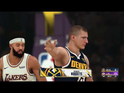 NBA 2K20 Denver Nuggets Vs Los Angeles Lakers
