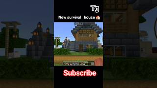 New survival base🏠. is really great . looking like morden house  . #minecraft #shortvideo.