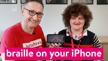 Braille on your iPhone: Type braille directly on your iPhone or iPad | Henshaws Knowledge Village