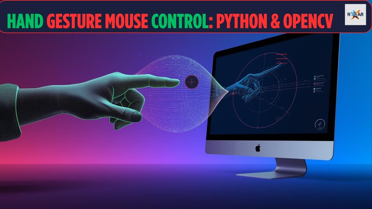 Hand Gesture Mouse Control | Python, OpenCV, MediaPipe, PyAutoGUI - YouTube