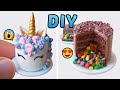 10 DIY Miniature Dolls House Cakes - Tutorial Video Compilation