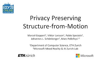 Privacy Preserving Struture-from-Motion (ECCV2020)
