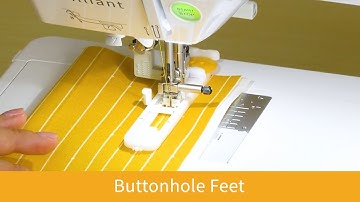 How to Use the Buttonhole Foot on the Baby Lock Brilliant