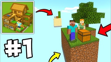 New Block Craft Building Crazy Skyblock Multiplayer Survival Walkthrough & Gameplay Part 1