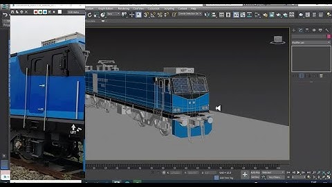 3DsMax Tutorials, Tutorial on 3D Modeling & Texturing a WAG12b Indian Locomotive in 3dsmax (Part 14)
