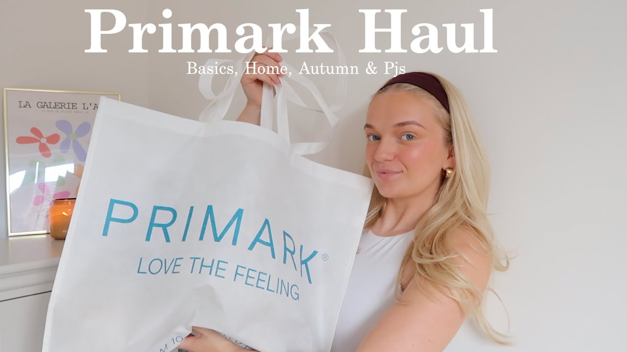 HUGE Primark Haul August 2025 🍂 Autumn Decor, Home, PJs & Wardrobe Staples | Affordable Finds!
