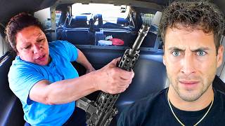 Drunk Karen Goes For Cops Rifle