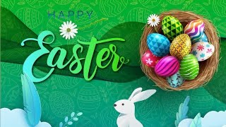 Colourful Easter Wishes/Easter Greetings/Messages/Quotes/Happy Easter 2023/Easter with Eggs & Bunnys