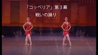 「コッペリア」第３幕　戦いの踊り　相模原市淵野辺のバレエ教室　野沢きよみバレエスタジオ