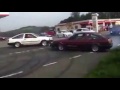 Leaving petrol station ae86 twin cam style