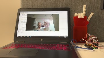 Control of a 3D-Printed Soft Robotic Hand using Computer Vision