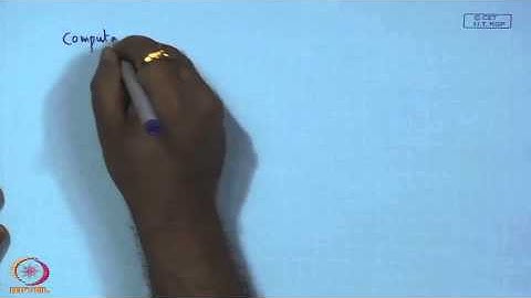 Mod-31 Lec-31 Finite Difference Approximations to Elliptic PDEs- I