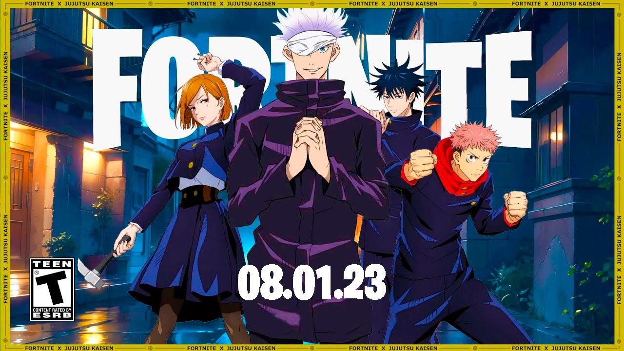 Fortnite anuncia oficialmente colaboração com Jujutsu Kaisen - Veja o  trailer! - Combo Infinito