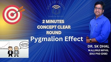 Pygmalion Effect | R. K. Merton | Concept Clear Round | DR. SK DHAL SIR | #sociology #upsc #ugcnet