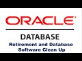 Oracle 21c | Oracle Database Retirement and Database Software Clean Up | RDBMS Software DEINSTALL!