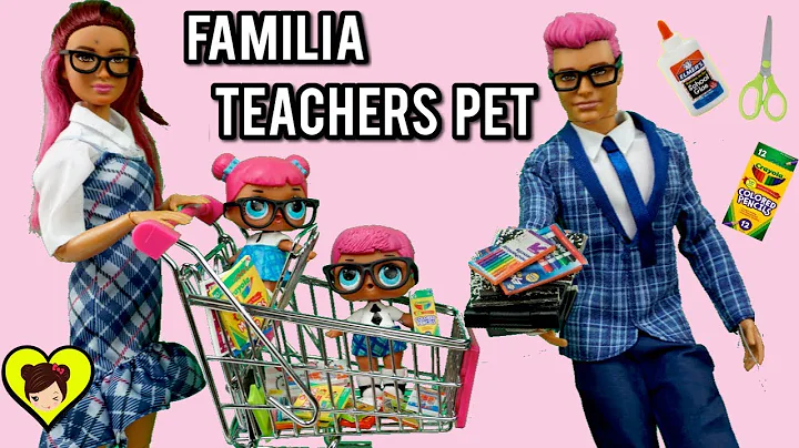La Familia LOL Teachers Pet Compra Nuevos Utiles Escolares Miniatura