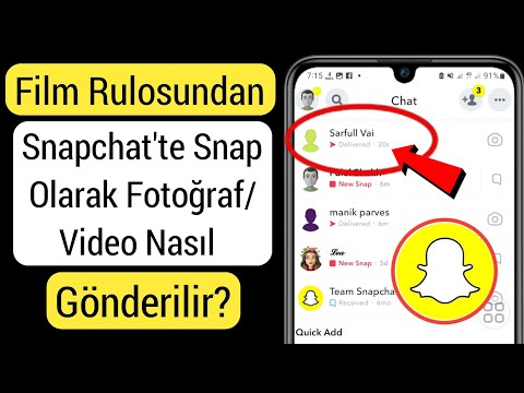 Film Rulosundan Snapchat'te Bir Snap Olarak Nasıl Fotoğraf/Video Gönderilir (2023)