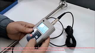 Portable flow rate meter FM-210V5 velocity measurement instrument digital flow meter