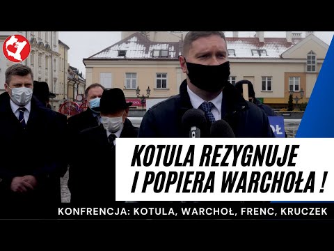 WALDEMAR KOTULA  rezygnuje i popiera MARCINA WARCHOŁA. FERENC dziękuje za poparcie#WyboryRzeszów2021