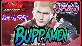 Tekken 8 ▰ (Buppamen) STEVE Tekken 8 God OF DESTRUCTIONS Ranked Matches April 30, 2024 REPLAYS