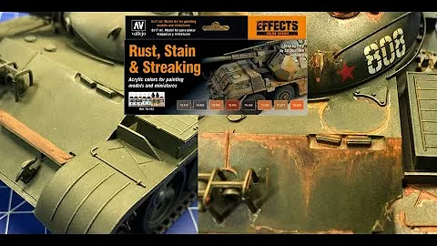 Weathering Tutorial -  Step by Step - Rust, Stains and Streaking - Vallejo Model Effects