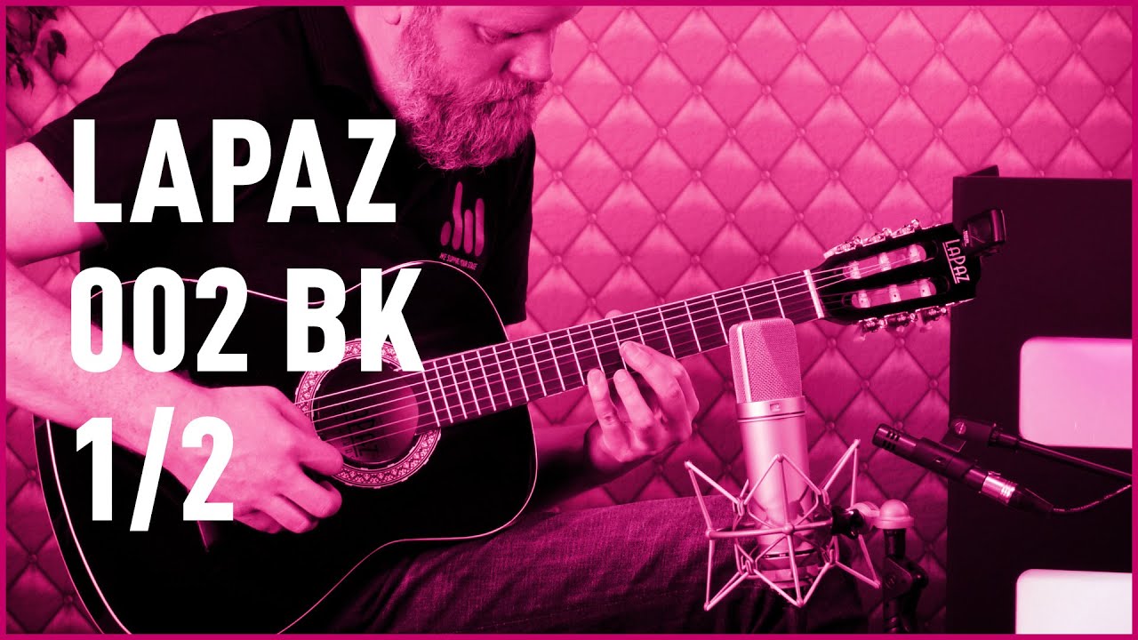 Impression  LaPaz 002 BK 12  Guitare Classique  Bax Music