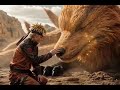 Naruto and kurama saying goodbye
