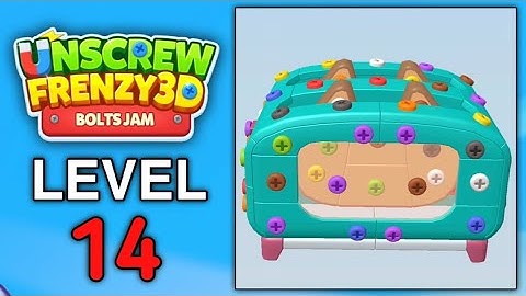 Unscrew Frenzy 3D Level 14
