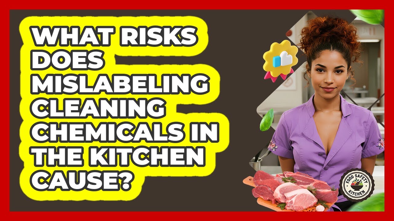 What Risks Does Mislabeling Cleaning Chemicals In The Kitchen Cause? - Food Safety Kitchen