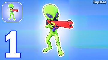 Army VS Alien 3D: UFO Fight - Gameplay Walkthrough Part 1 Alien Army War Commander Defense