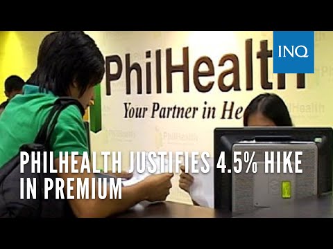PhilHealth justifies 4.5% hike in premium
