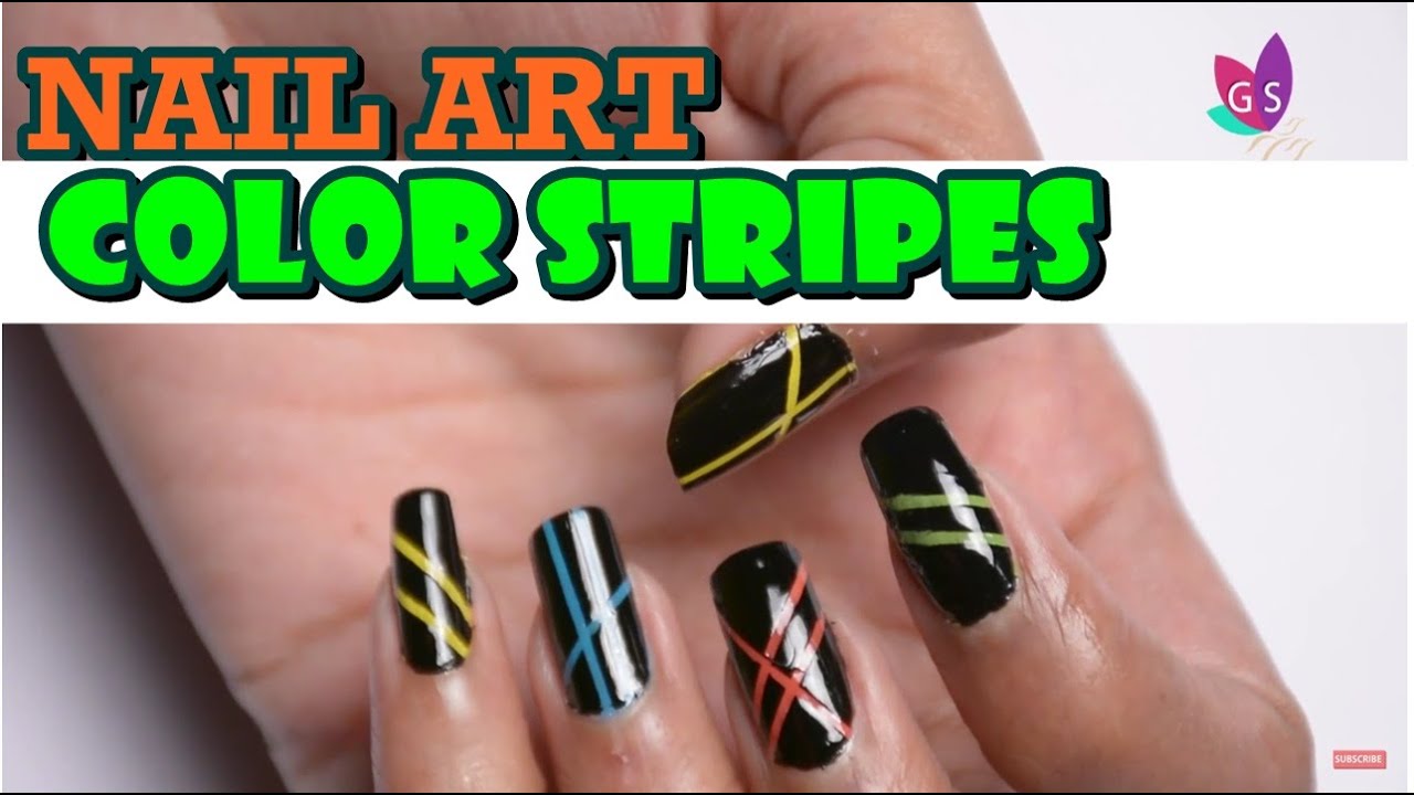 9. Easy DIY Nail Designs with Stripes - wide 5