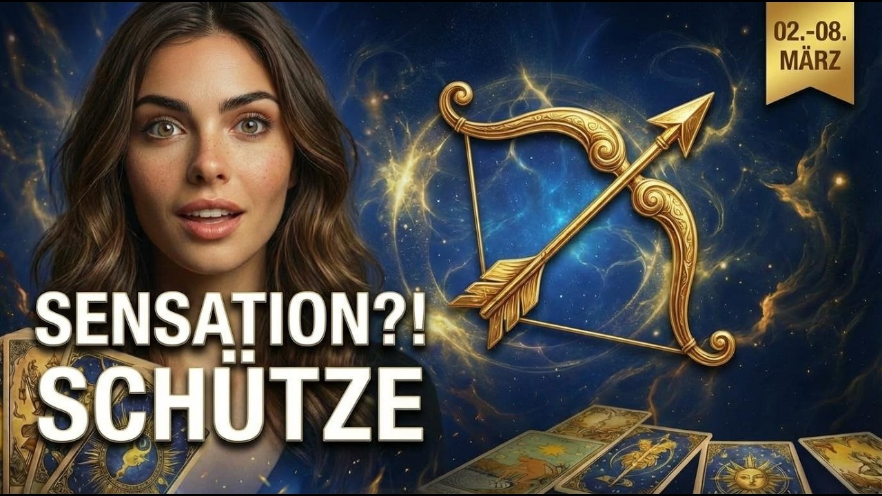 ♐ SCHÜTZE 02.–08. MÄRZ: EINE SENSATION?! 🏹 Die Tür öffnet sich plötzlich…