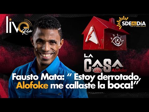 Fausto Mata: “ Estoy derrotado, Alofoke me callaste la boca!”
