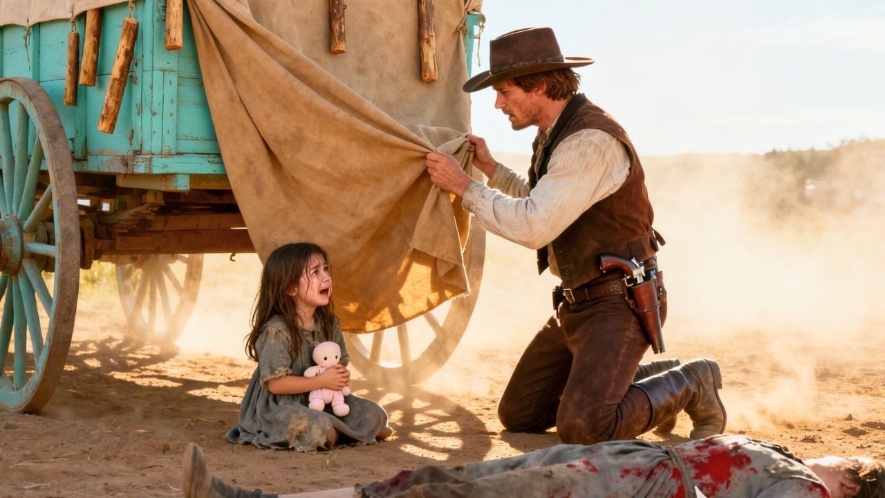 Left Alone Beside the Broken Wagon— He Lifted Her Up, “You’re Coming Home.”