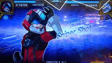 Robot Sniper All Moves Hero of Robots