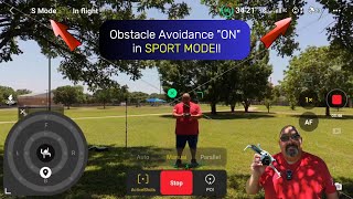 THE BEST DJI MINI 4 Pro !! Obstacle avoidance on in SPORT MODE!!