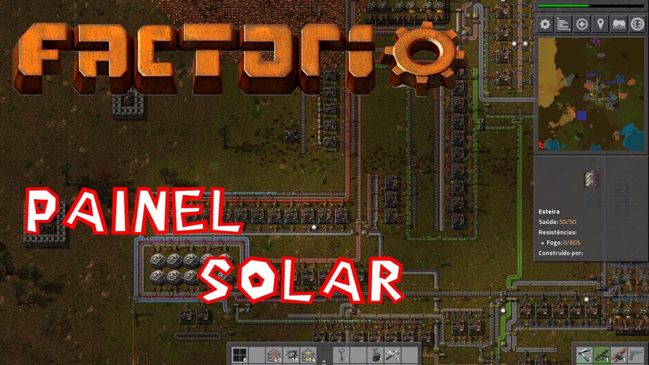 Factorio #13 - Fábrica de painel solar (Gameplay/PtBr) - YouTube