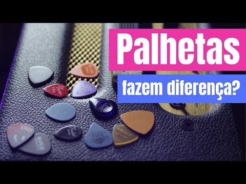 12 palhetas | guitarra | comparativo