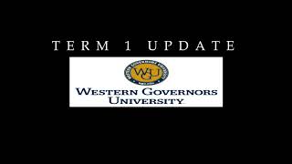 WGU TERM 1 UPDATE B.S. SOFTWARE DEVELOPEMENT